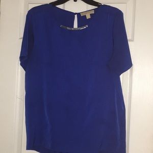 Michael Kors blue blouse